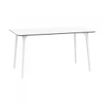 میز مایا نظری با پایه پلیمری و صفحه mdf مدل Maya80-90-140